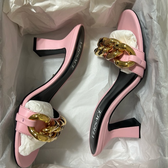 Versace Candy Pink Mules - Picture 7 of 7